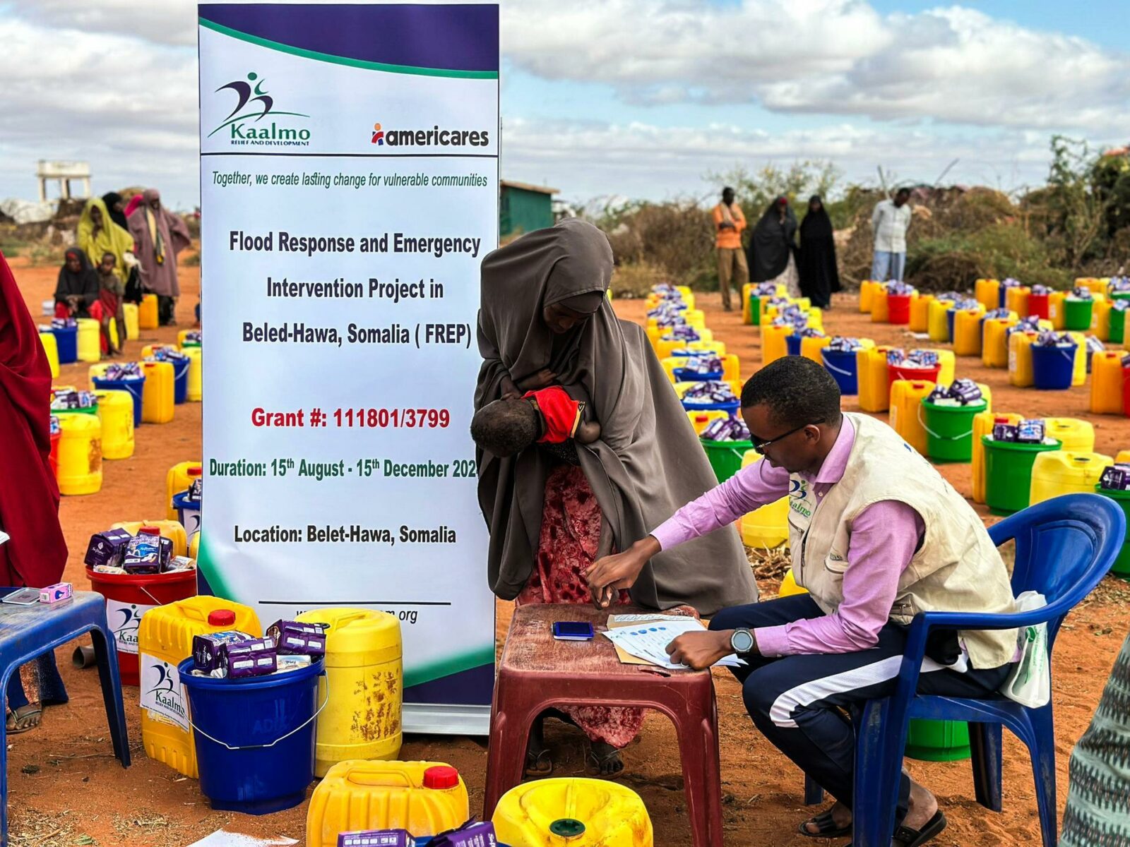 Families in and around Beled Hawa, Somalia, are glad to have safe, sanitary latrines for privacy and disease prevention.