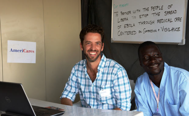 Brian Hoyer and Kla Williams &ndash; two of our team at Buchanan